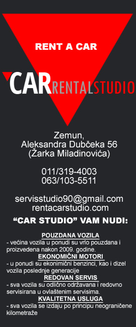 Rent a car Car rental studio Beograd