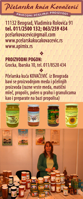 Kovačević pčelarska kuća Beograd reklame