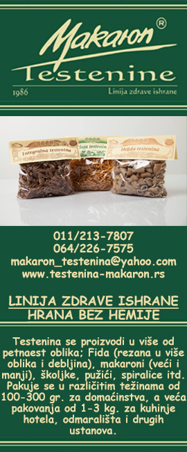 Makarons testenine Beograd